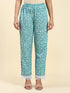 Nikita in Chikankari Co-ord set in Cotton for Women- Green